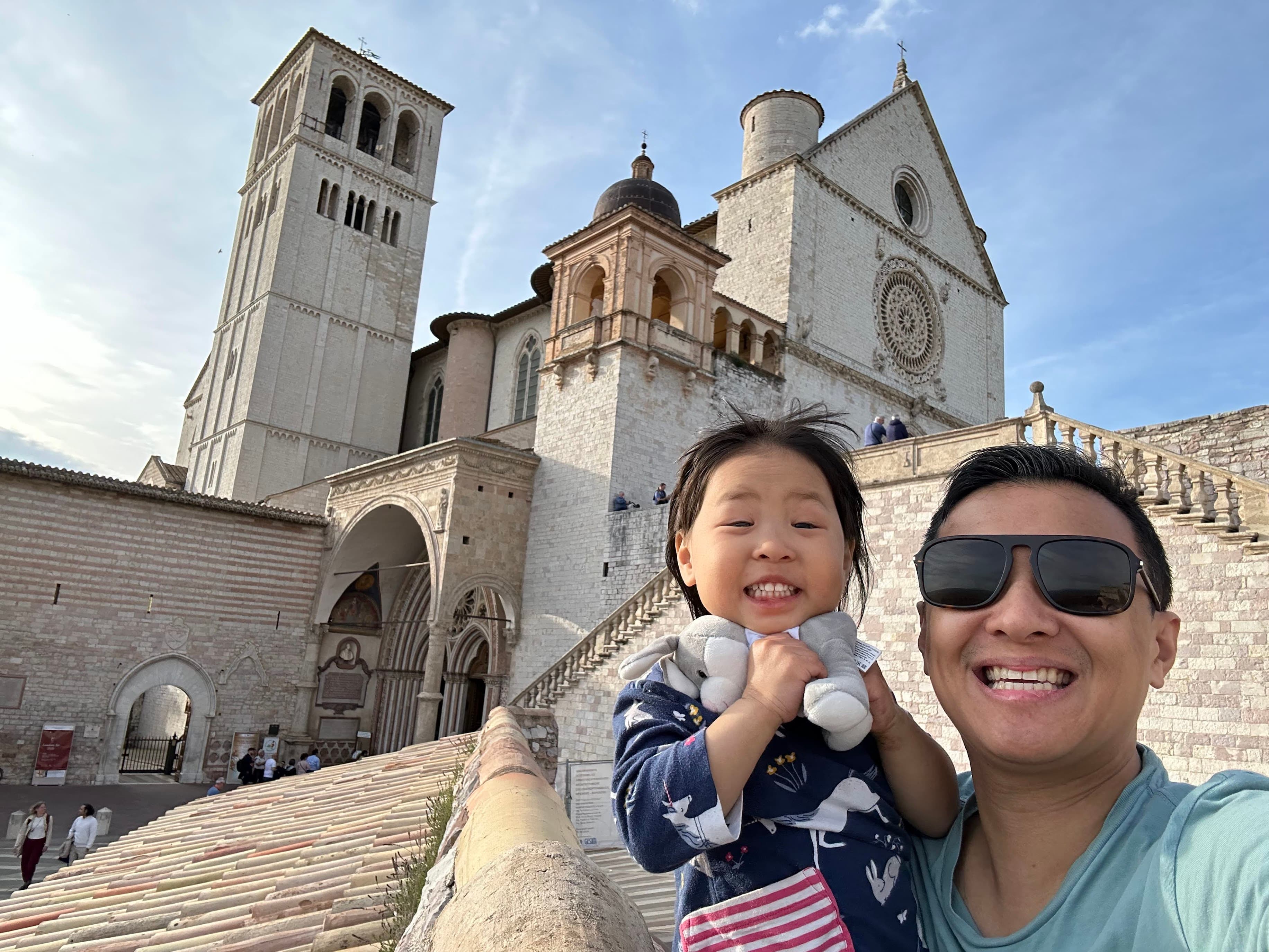 Zoe and me in Assisi